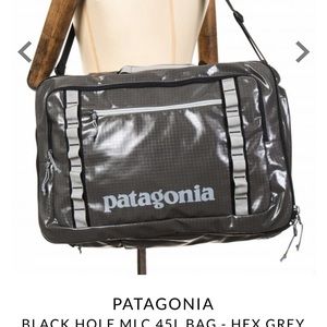 Patagonia Black Hole MLC 45L Bag - Hex Grey, used once, like new